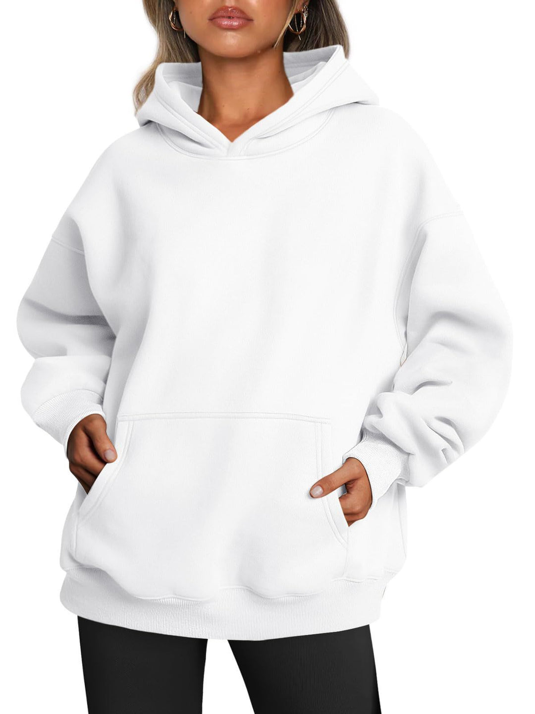 Drune | Oversized-Pullover aus Fleece mit Tasche für Damen