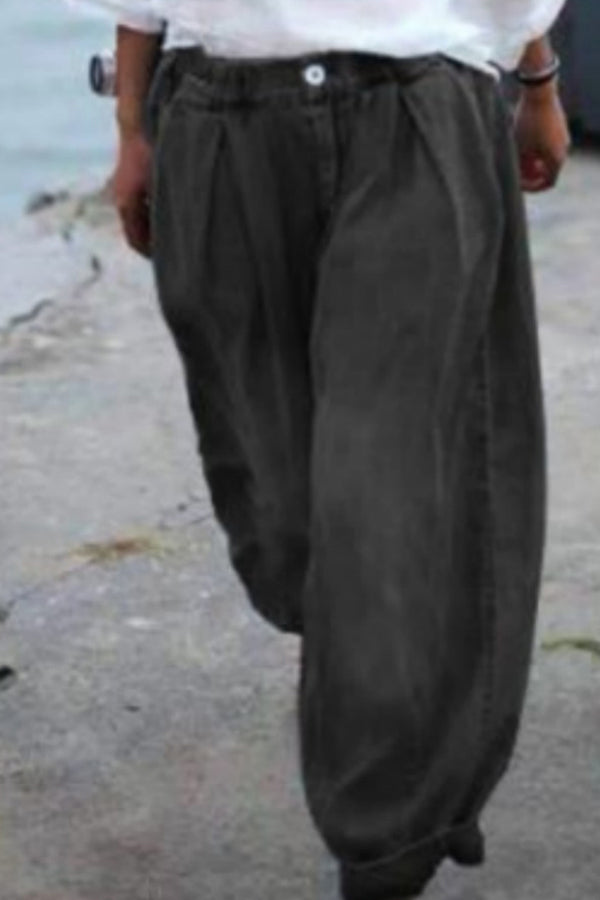 Drune | Bohemian Floral Gedruckte Übergroße Harem-Hose