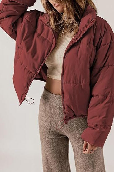 Drune | Schlichte gestepptes Puffer-Jacke