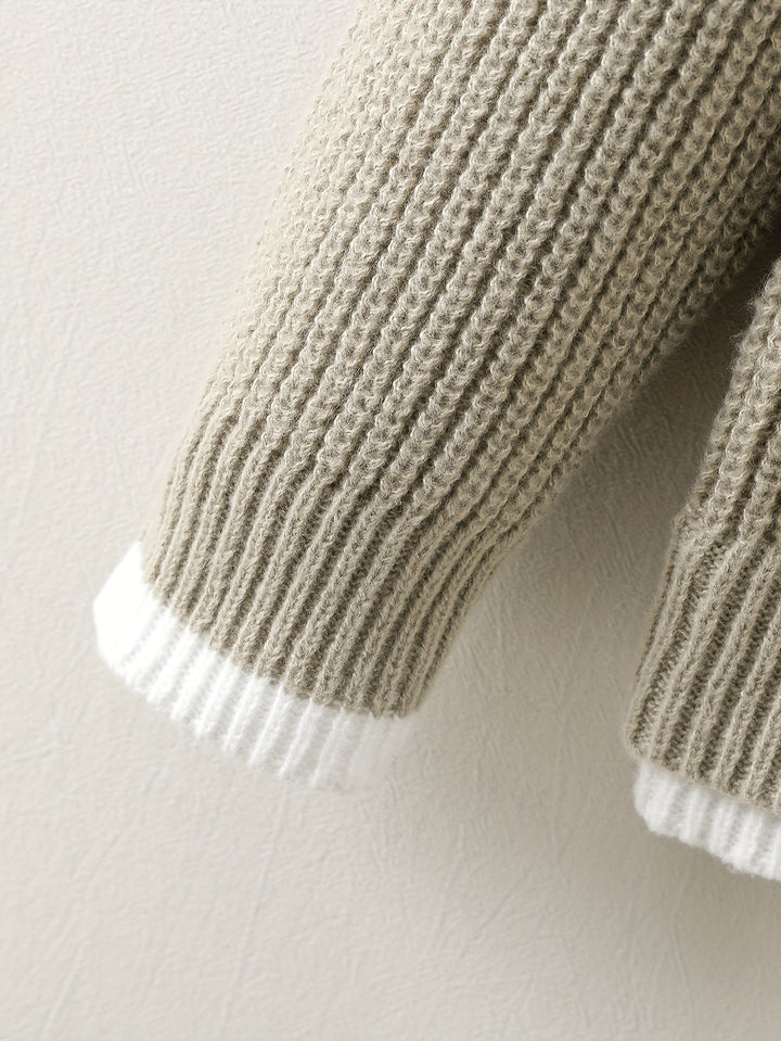 Drune | Überdimensionierter Strickpullover Acryl Lässig und Warm
