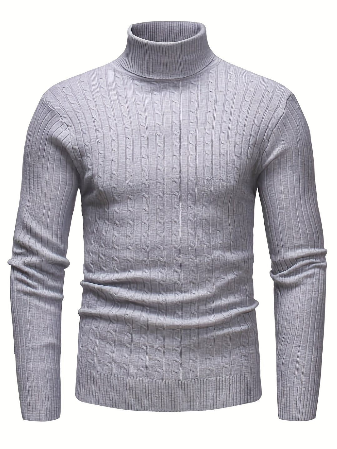 Drune | Kabelstrick Rollkragenpullover Weich und Warm Perfekt Für Herbst und Winter