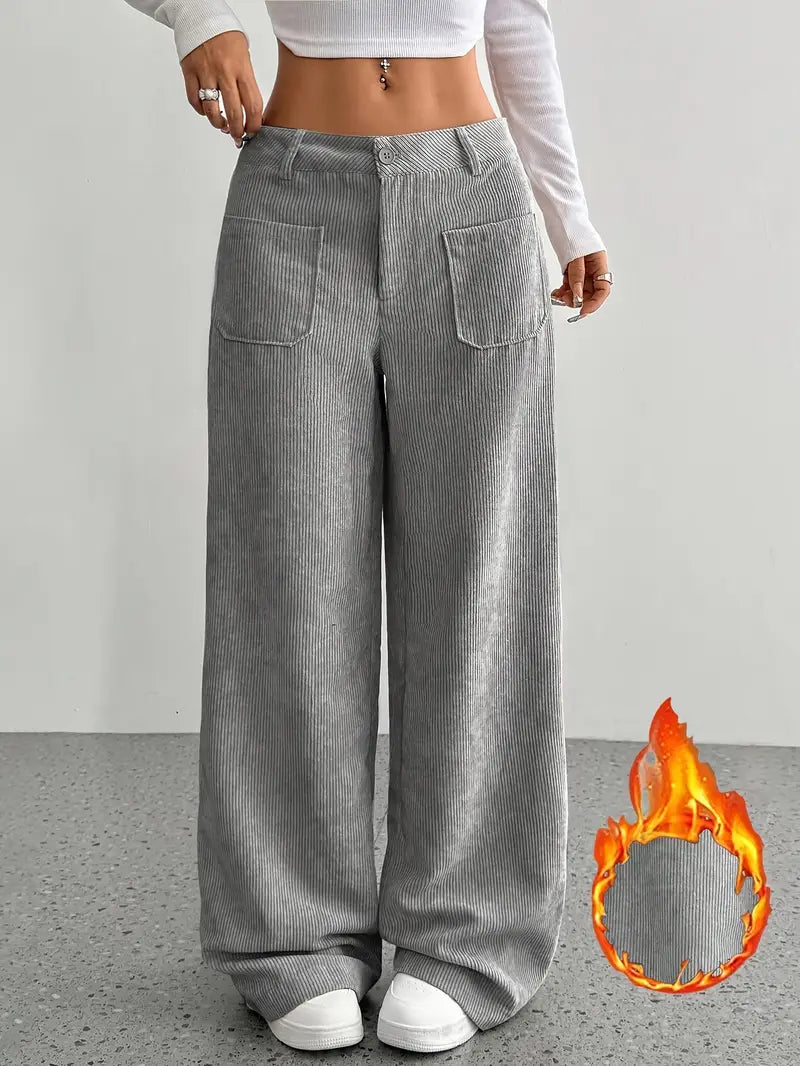 Drune | Cordhose mit weitem Bein