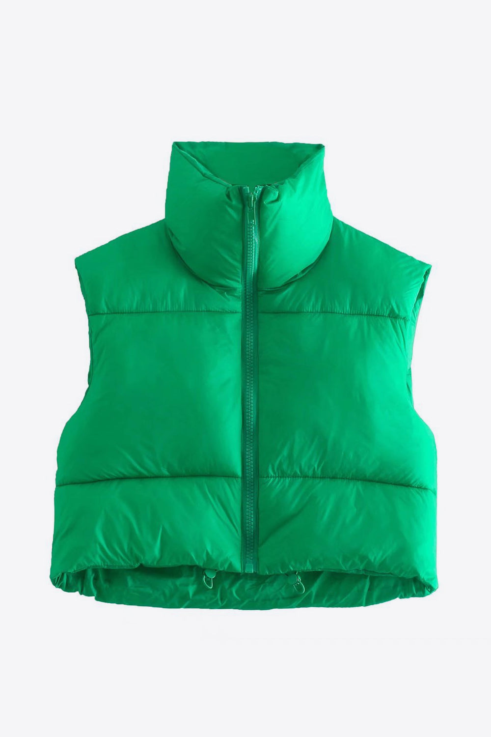 Drune | Zip-Up Drawstring Puffer Weste