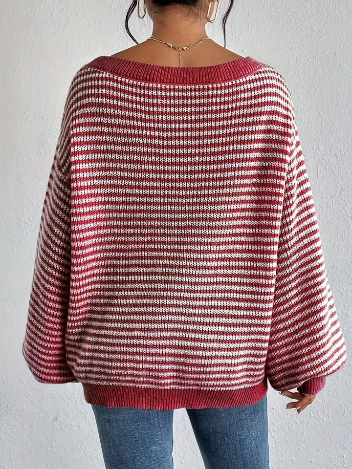Drune | Gestreifter Pullover Lässig und Stilvoll Weicher Komfort