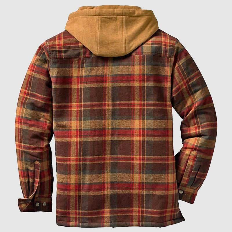 Drune | Herren Freizeit Karo-Jacke - Frühling & Herbst Reguläre Passform