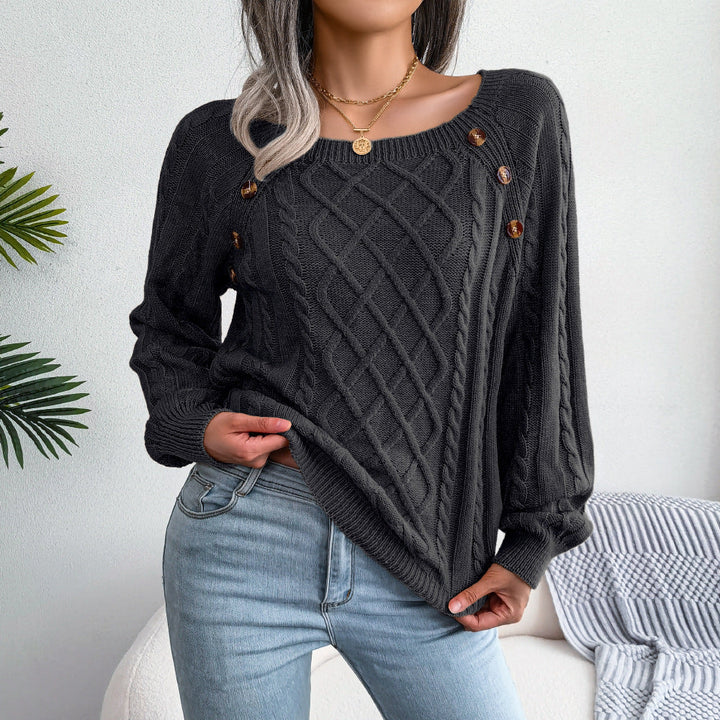 Drune | Strickpullover mit quadratischem Ausschnitt