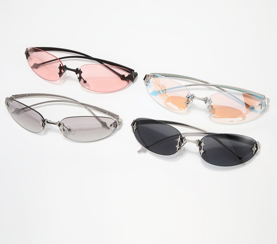 Drune | Star Rahmenlose Futuristische Sonnenbrille