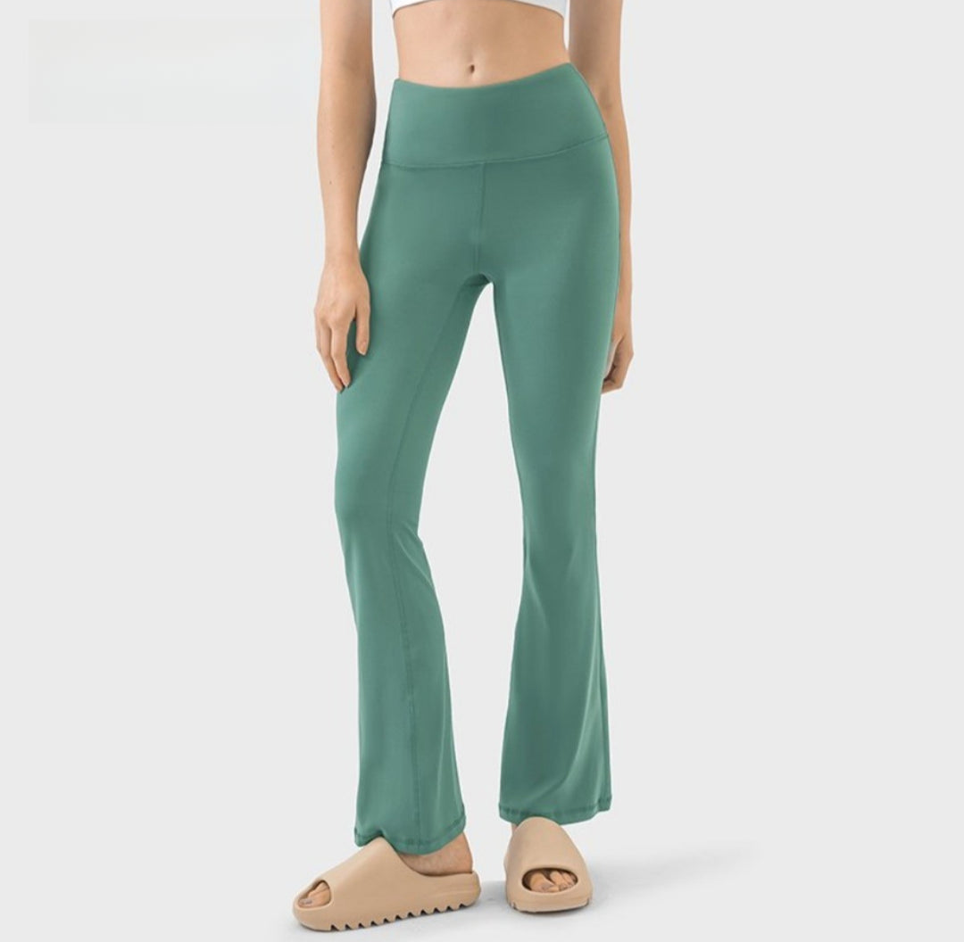 Drune | Hohe Taille nackt atmungsaktiv Yoga Sport Neun-Punkt-Hose