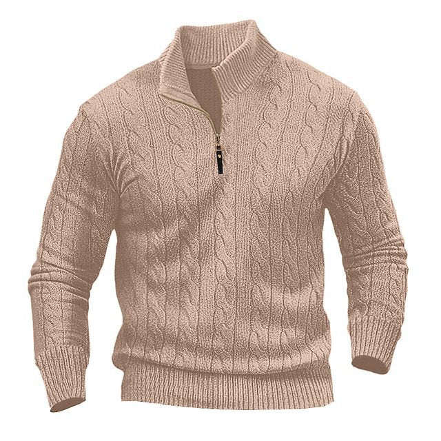 Drune | Herrenpullover mit Reißverschluss