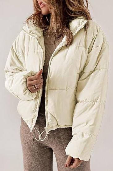 Drune | Schlichte gestepptes Puffer-Jacke