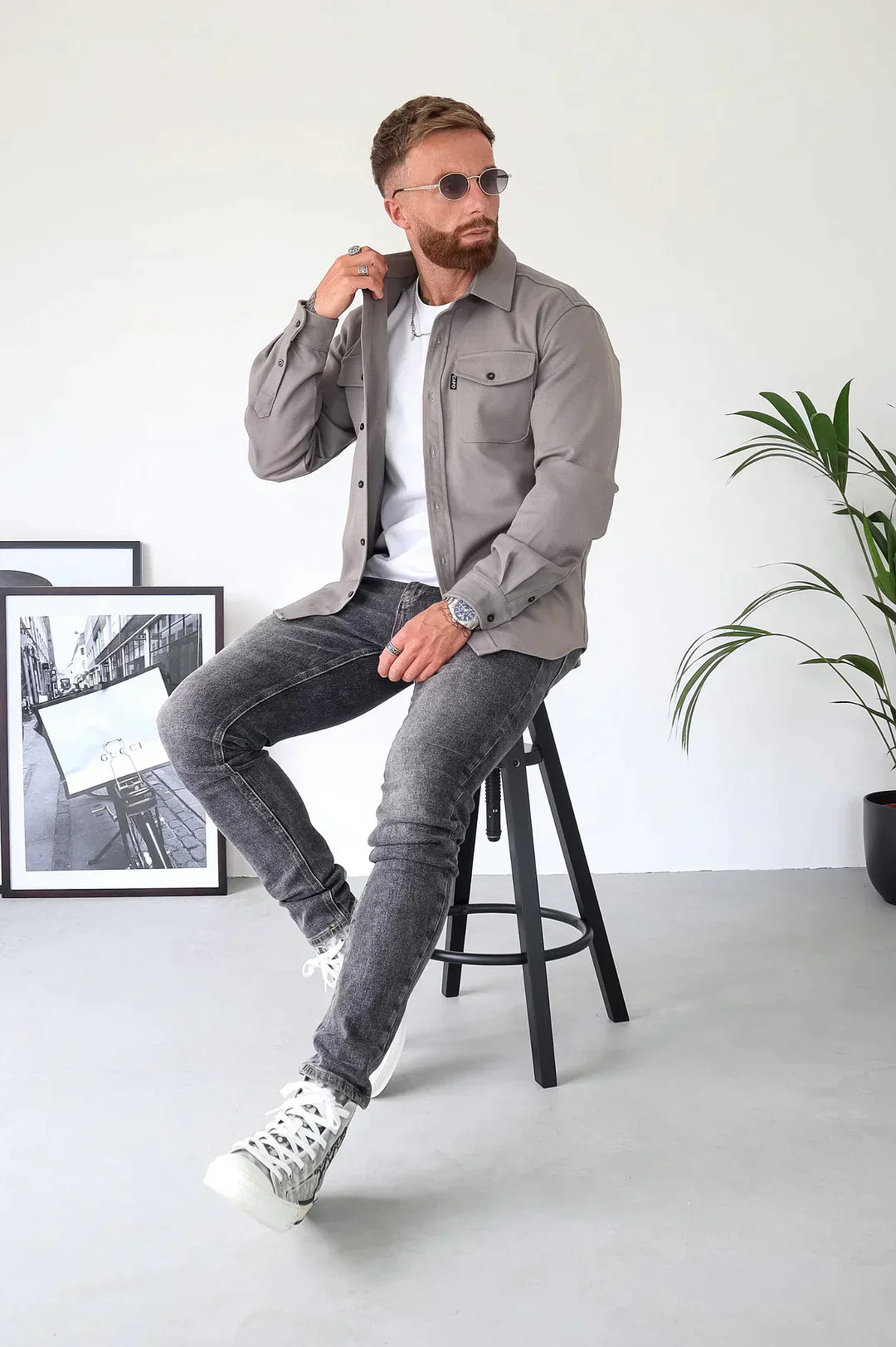 Drune | Premium-Jacke mit Knopfverschluss für Herren | Stylische und bequeme Jacke