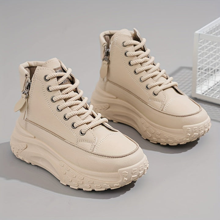 Drune | Lässige Plateau Knöchelhohe Sneaker