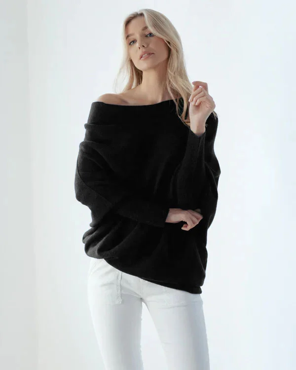 Drune | Asymmetrisch Drapierter Pullover