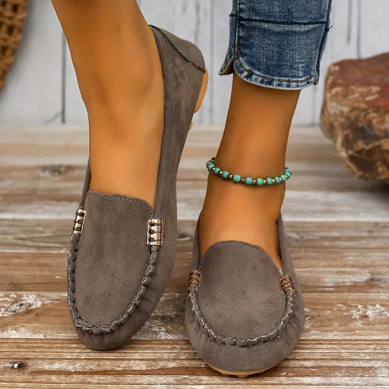 Drune | Leichte Wildlederschuhe mit Flacher Rutschfester Sohle