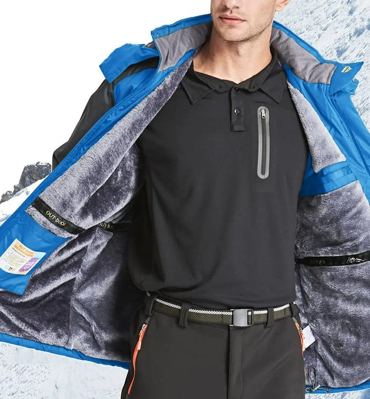 Drune | Wasserdichte Jacke mit Fleece-Futter