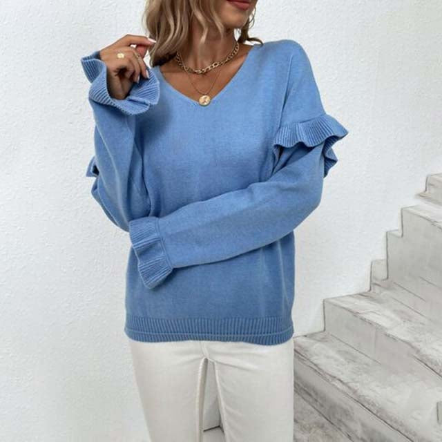 Drune | Lässiger und Bequemer Strickpullover für Damen