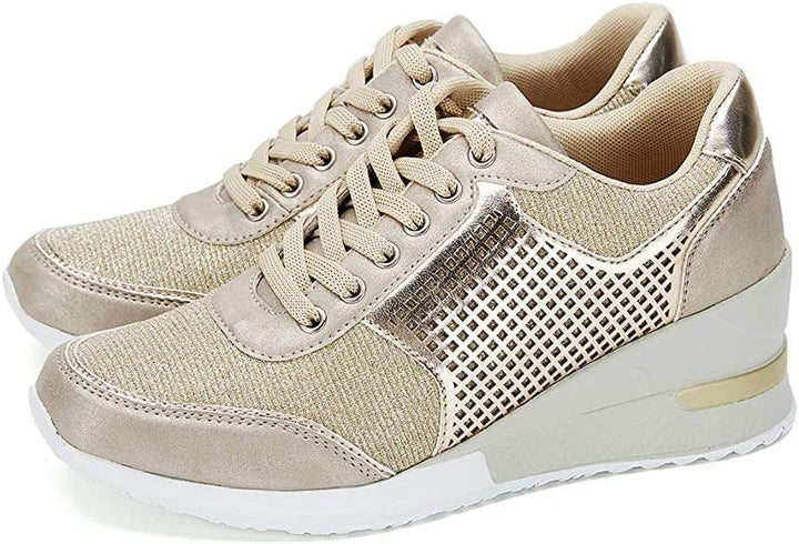 Drune | Orthopädische Turnschuhe Mit Hohem Absatz Und Keilabsatz