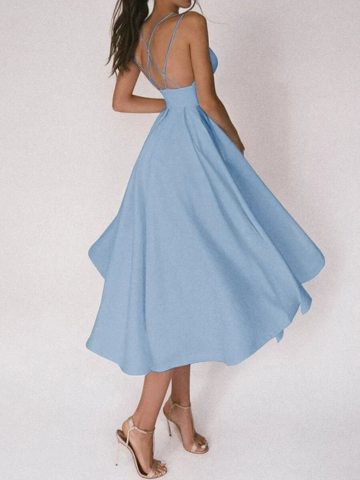 Drune | Schlagkleid mit V Ausschnitt