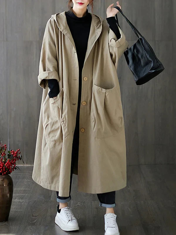 Drune | Langer  Trenchcoat Mantel