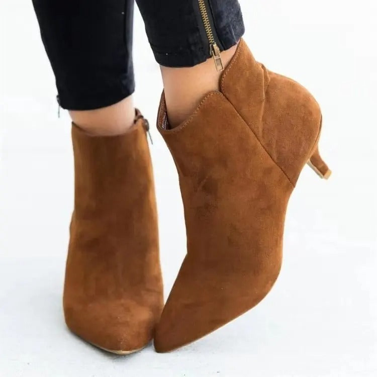 Drune | Damen Stiefeletten mit Absatz