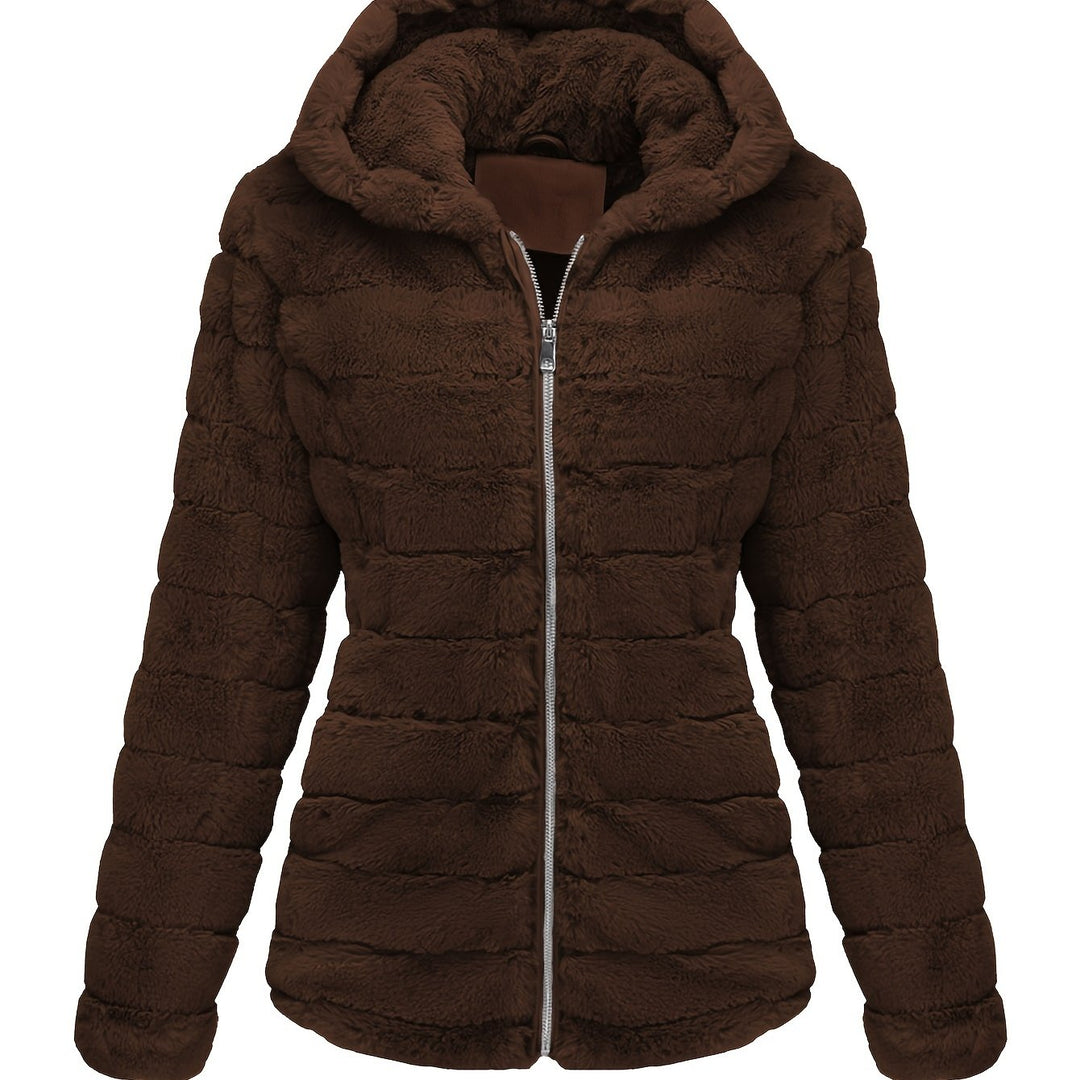 Drune | Eleganter Teddy-Mantel In Einfarbig