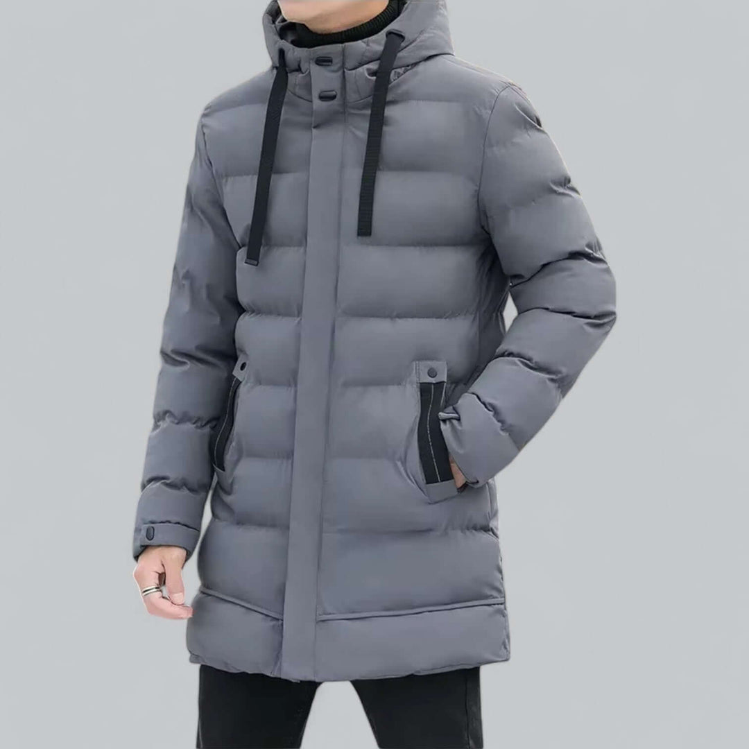 Drune | Lang geschnittene gepolsterte Winter Parka Jacke