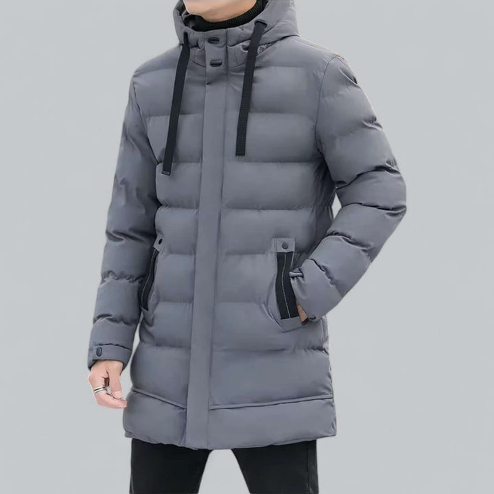 Drune | Lang geschnittene gepolsterte Winter Parka Jacke