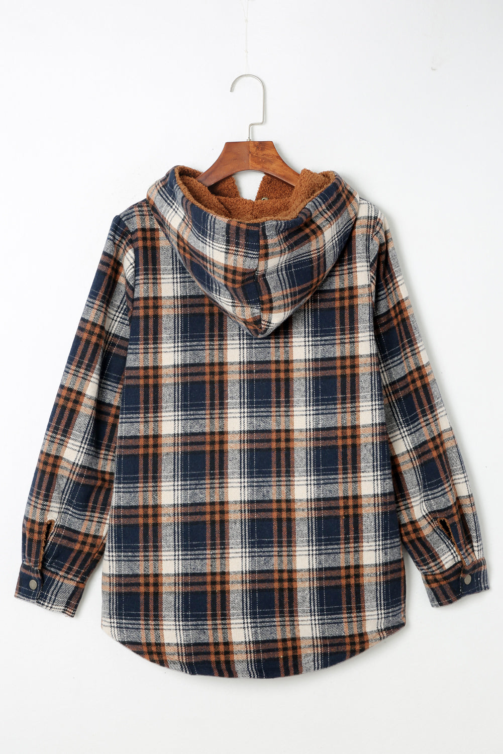 Drune | Gepunktete Jacke mit Kapuze Weiches Plüschfutter Perfekt Für Kalte Tage
