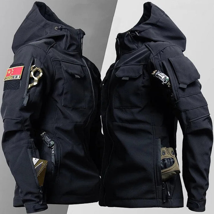Drune | Herren Kapuzen-Taktische Jacke