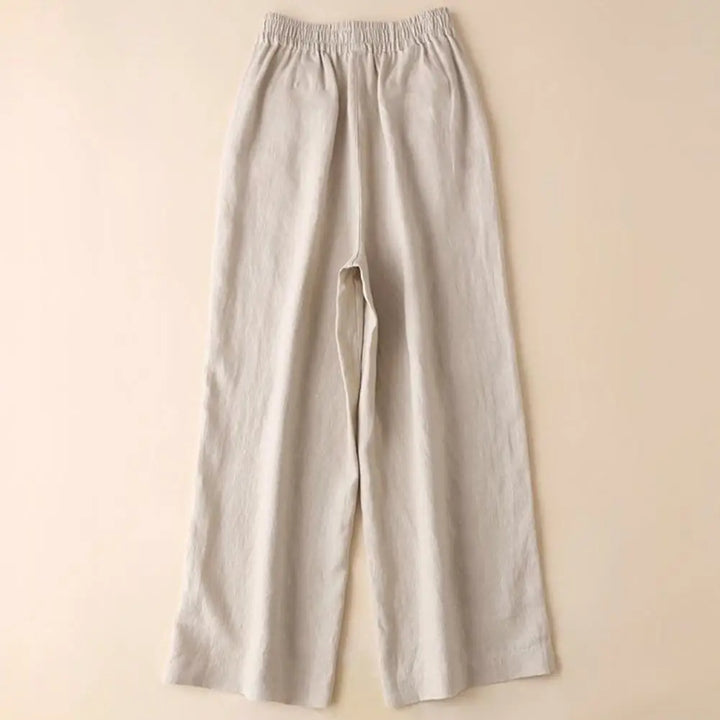 Drune | Weite Leinen Baumwollhose