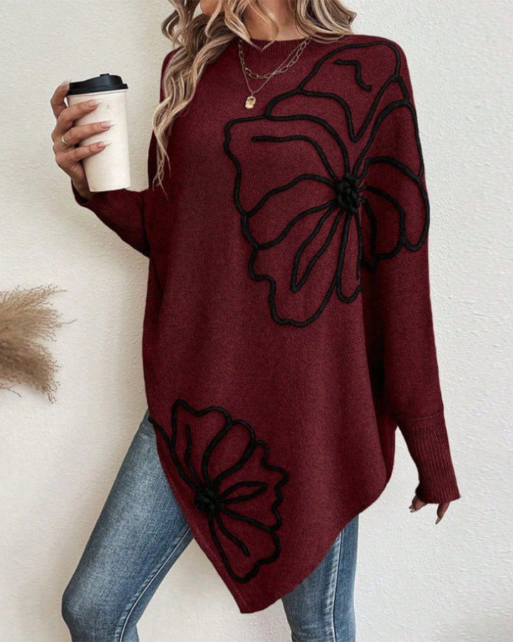 Drune | Weites Sweatshirt mit Fledermausärmeln