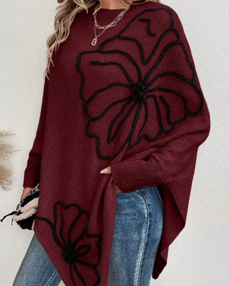 Drune | Weites Sweatshirt mit Fledermausärmeln