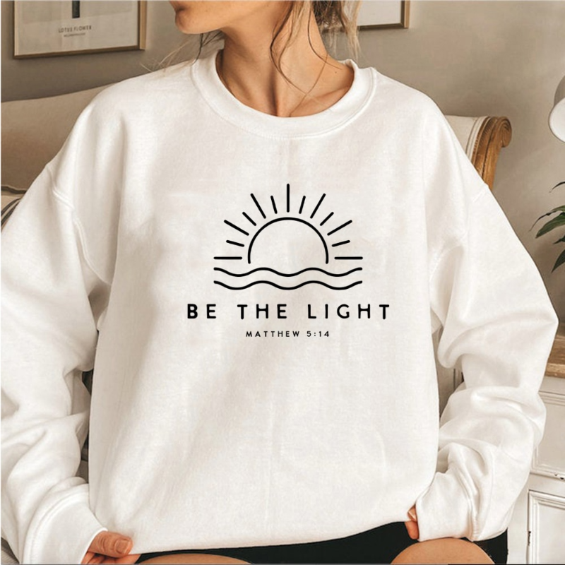 Drune | Stijlvolle Sweater "BE THE LIGHT"