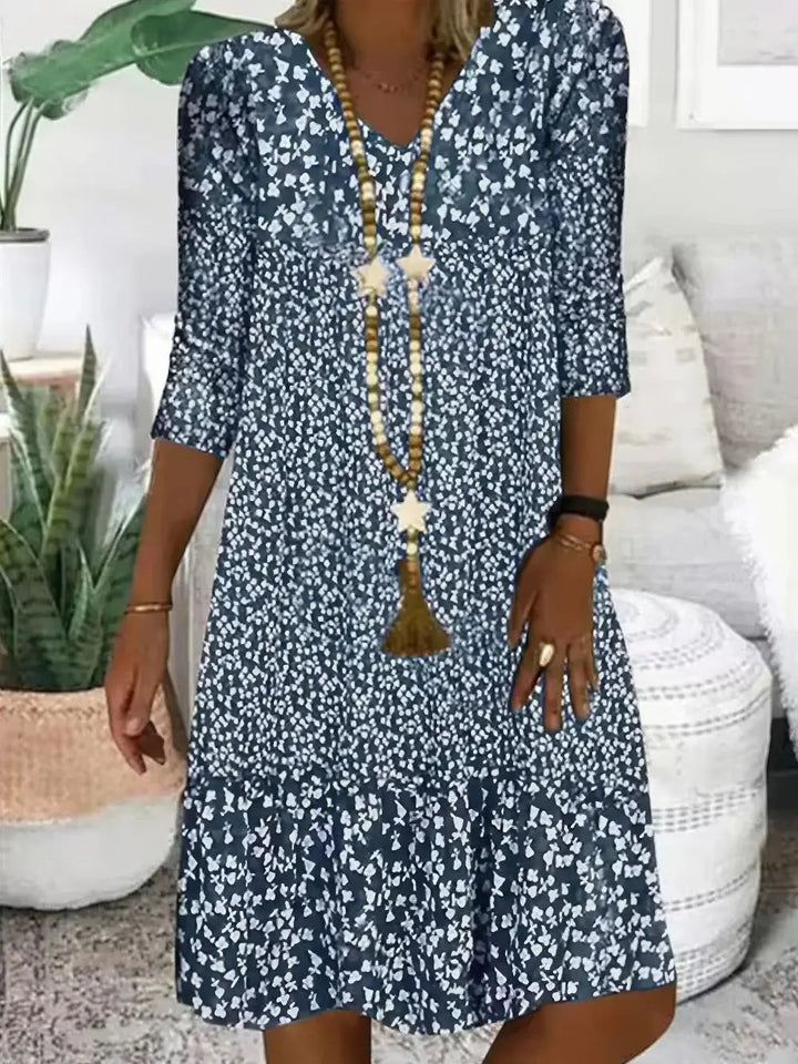 Drune | Damen Sommerkleid mit Blumenmuster