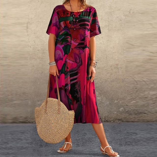 Drune | Lässiges Plus-Size Bindekleid