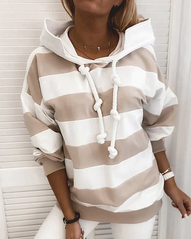 Drune | Hoodie - Strickdetails - Lockere Passform - Weiche Materialien
