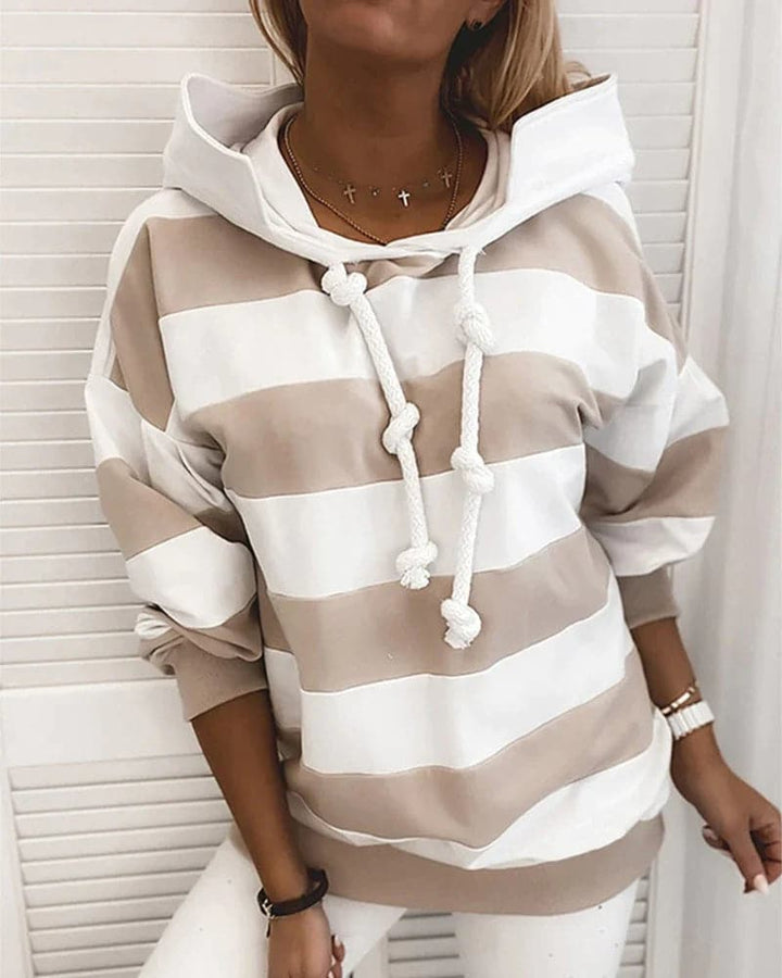 Drune | Hoodie - Strickdetails - Lockere Passform - Weiche Materialien