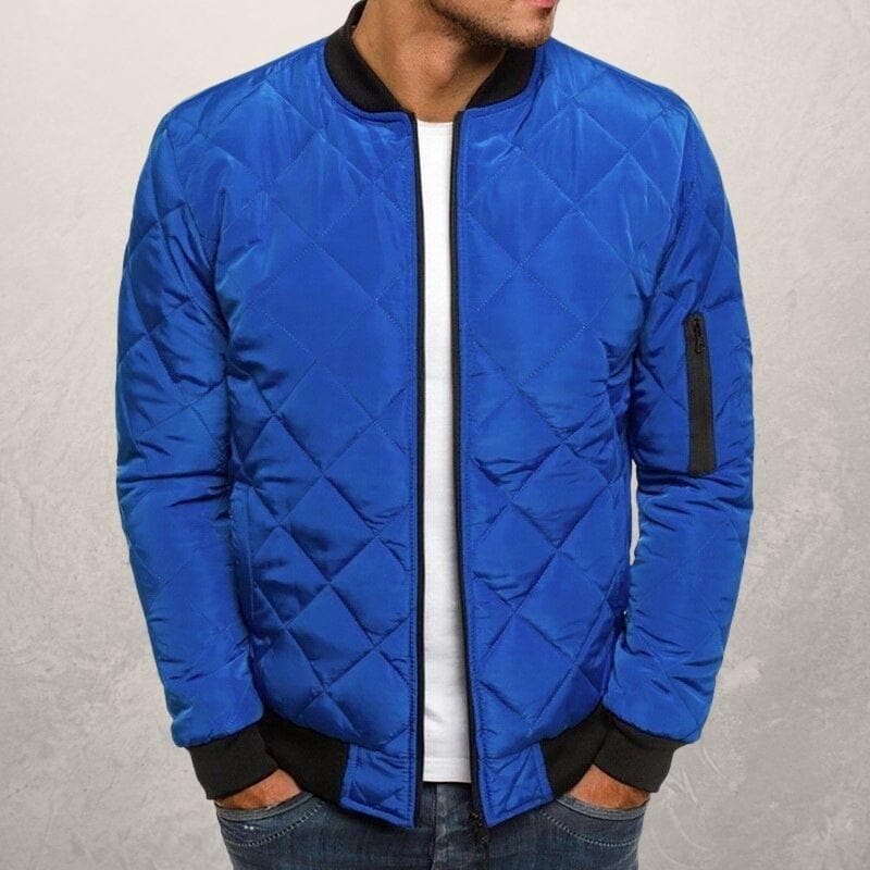 Drune | Bomberjacke diamantgequiltete Utility Bomberjacke