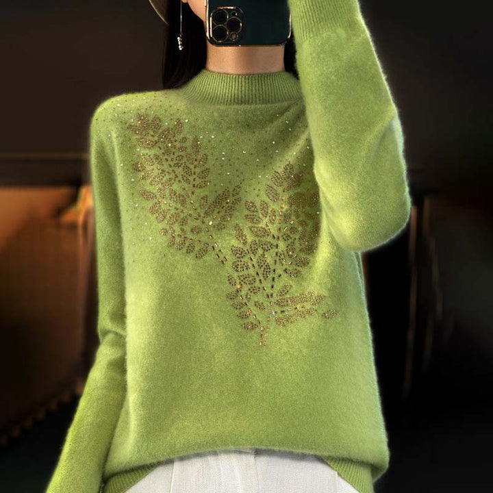 Drune | Strickpullover mit Schönem Blattmuster