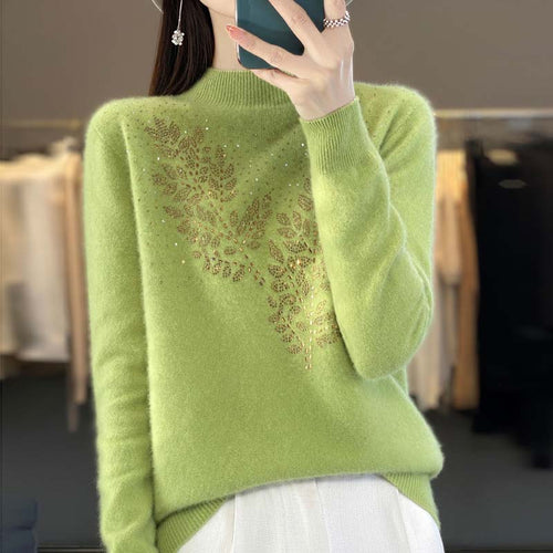 Drune | Strickpullover mit Schönem Blattmuster