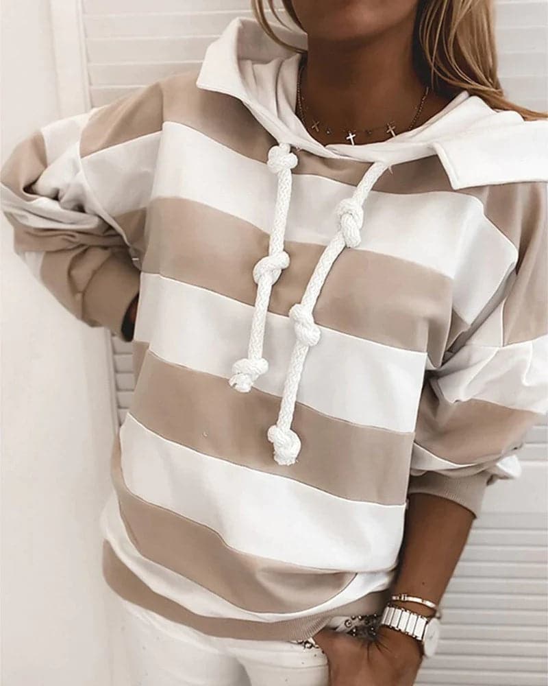Drune | Hoodie - Strickdetails - Lockere Passform - Weiche Materialien