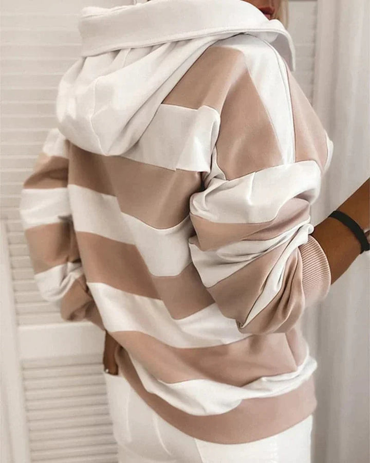 Drune | Hoodie - Strickdetails - Lockere Passform - Weiche Materialien