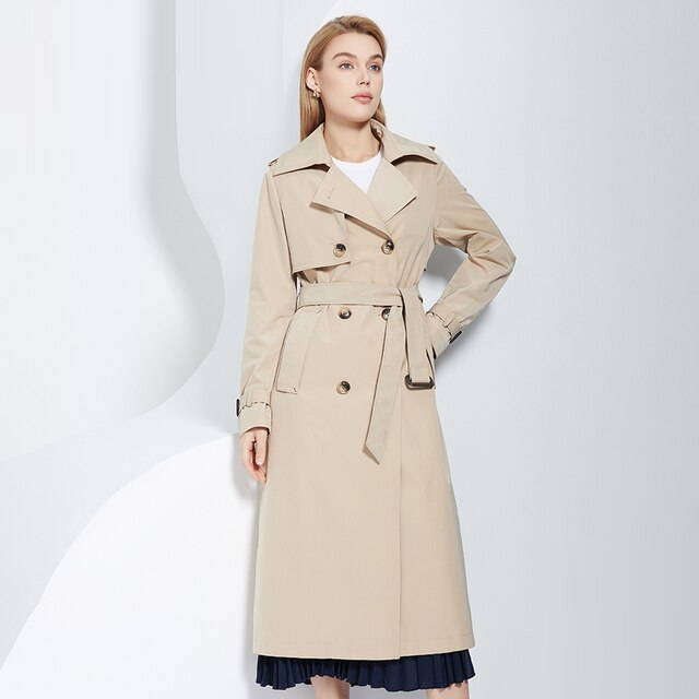 Drune | Parka mit Gürtel - Raffiniert und zeitlos