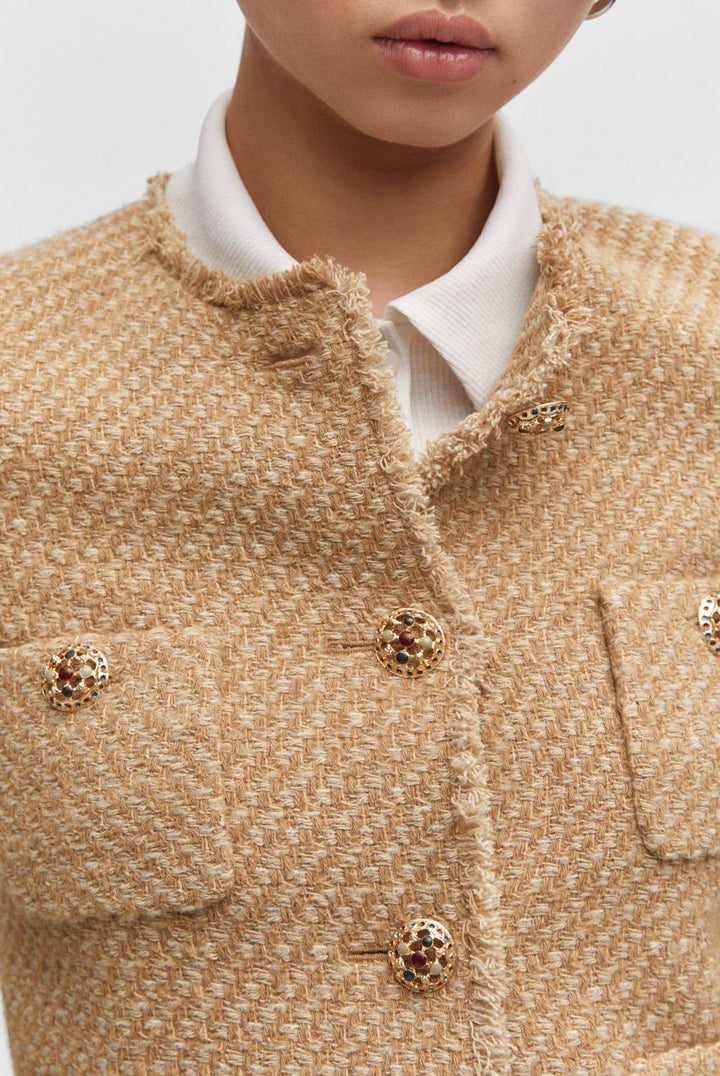 Drune | Kurze Tweedjacke
