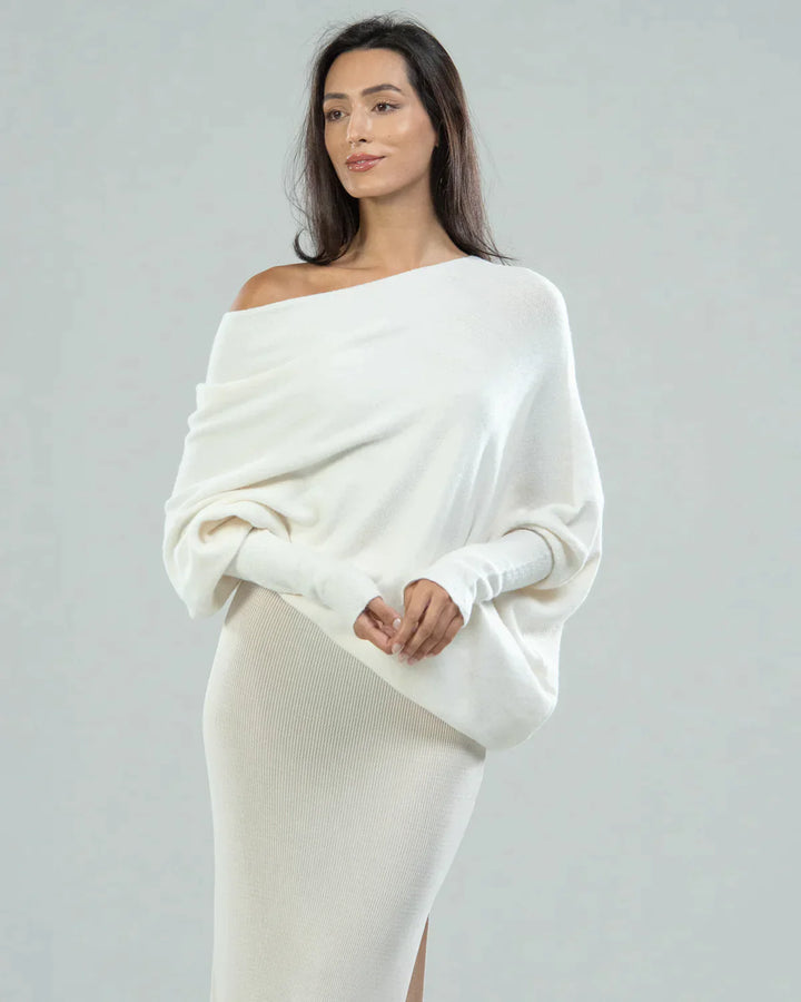 Drune | Luxus Pullover Sweater Mit Offener Hals