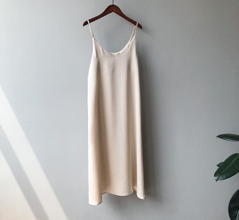 Drune | Spaghetti-Träger Lang Kleid