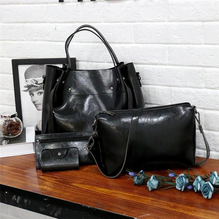 Drune | 4 Teiliges Weinlese Handtaschensatz Für Damen