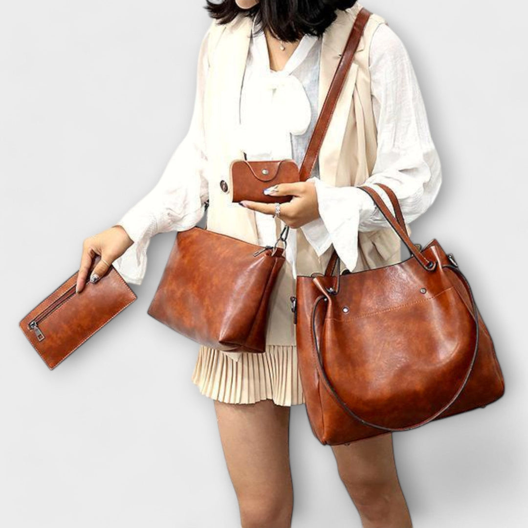 Drune | 4-Teiliges Vintage Taschen-Set