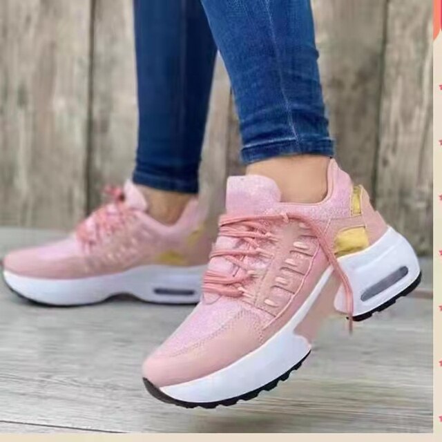 Drune - Vulkanisierte Keilsneaker mit Schnürung