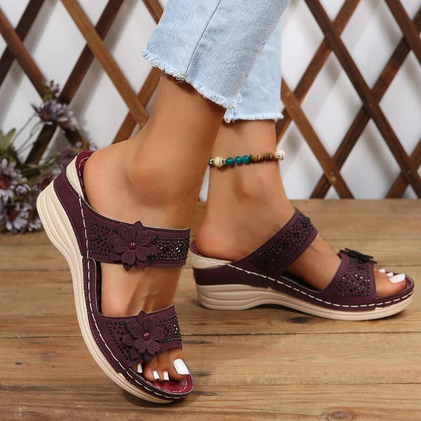 Drune - Orthopädische Blumen Sandalen